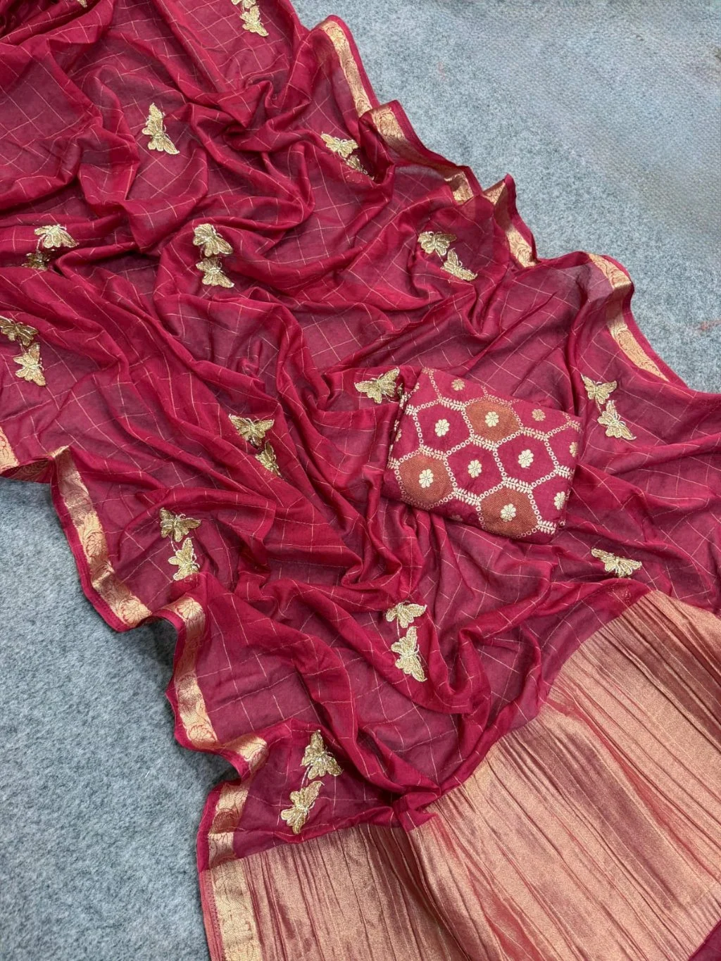 Viscose Georgette Sarees 2