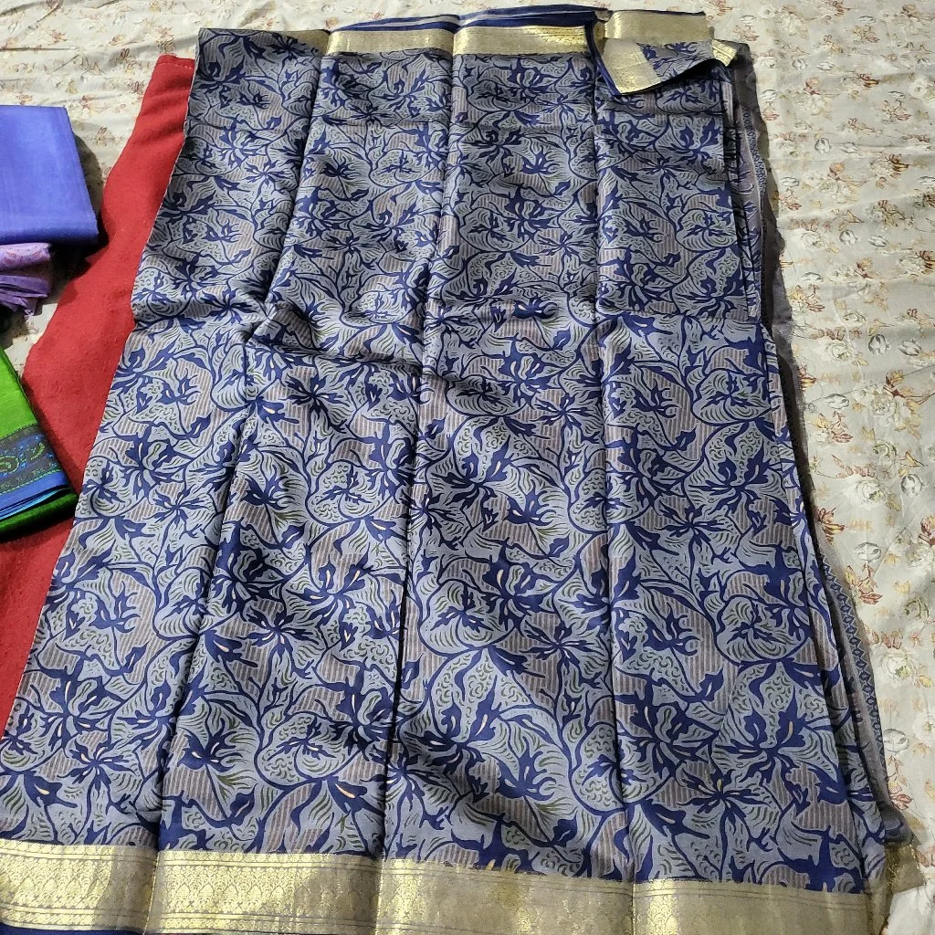 Pure Silk Saree 100 Count thumbnail 2