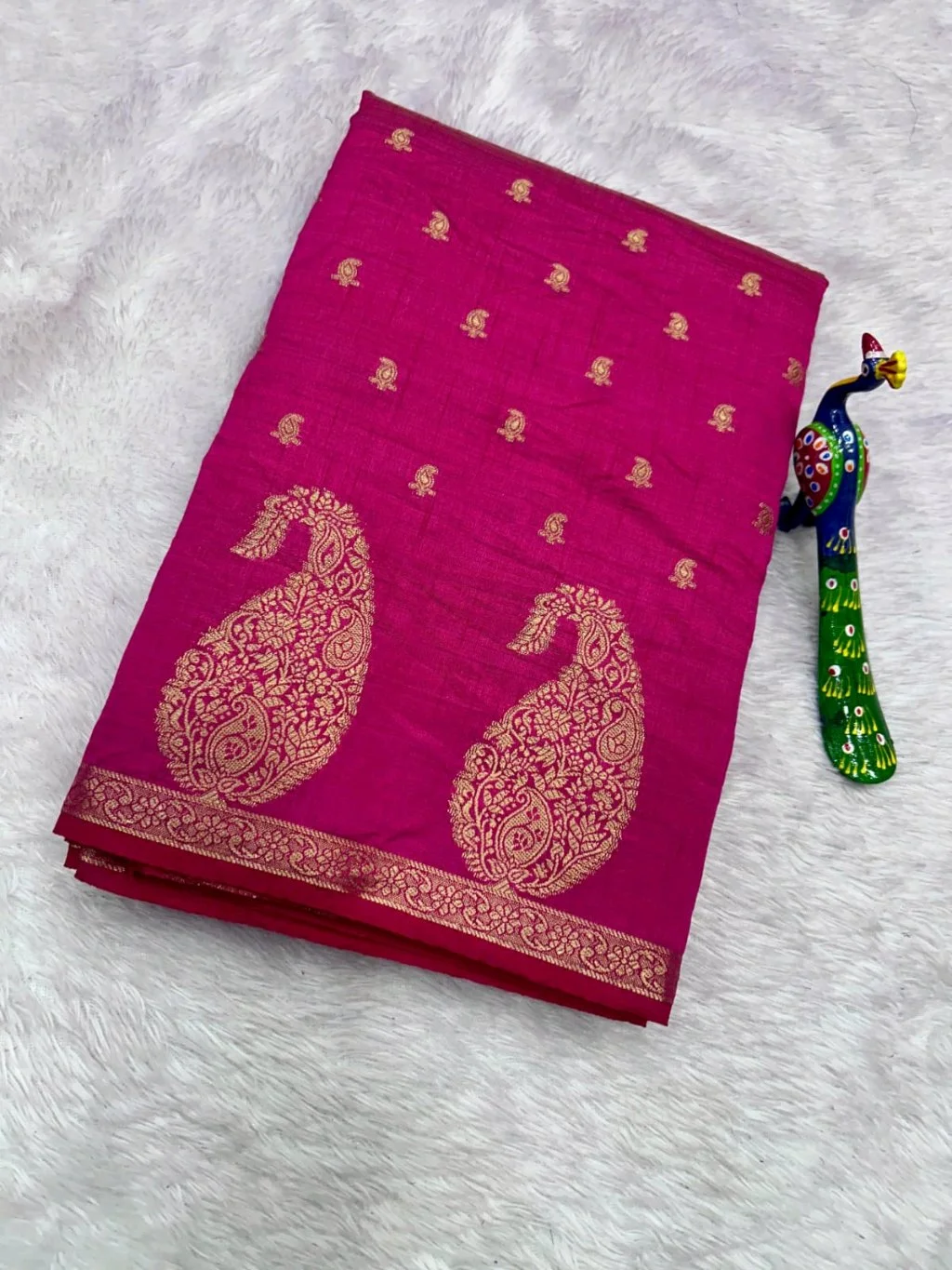 Soft Tusser Silk Saree 4