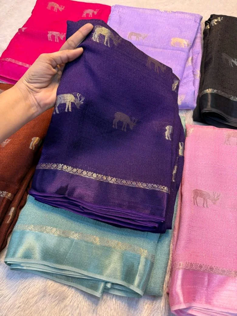 PURE VISCOSE SOFT SAREE 1