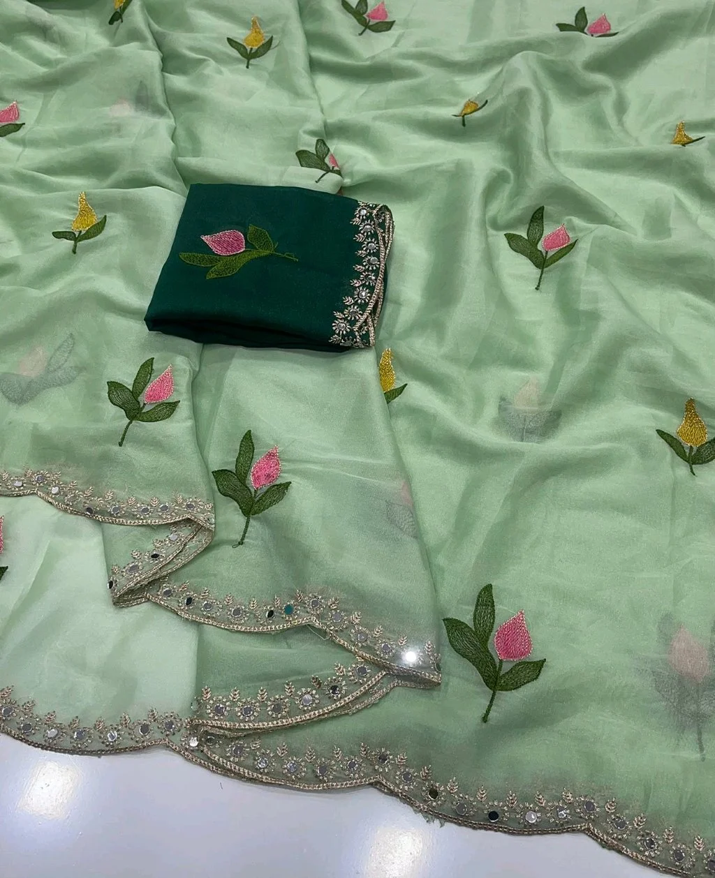 Soft Rangoli Silk Sarees thumbnail 6