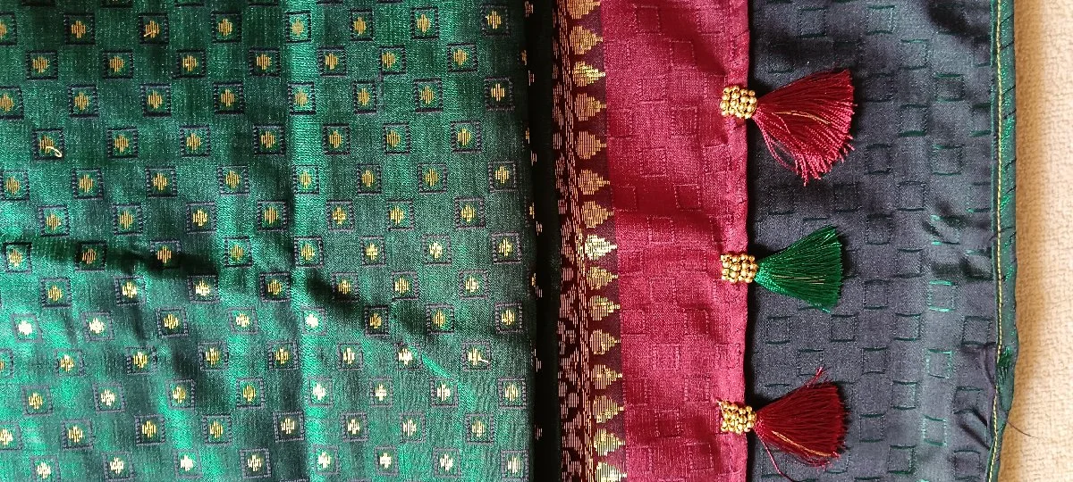 Premium Saree Tassels Work with Beads (service )customized thumbnail 2