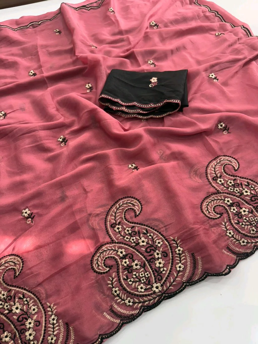 Embroidered Georgette Sarees 4