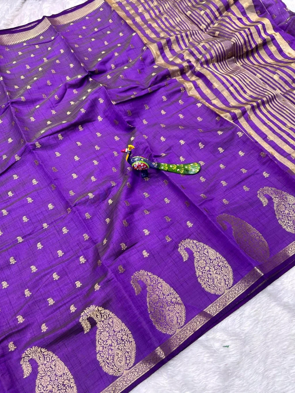 Soft Tusser Silk Saree 7