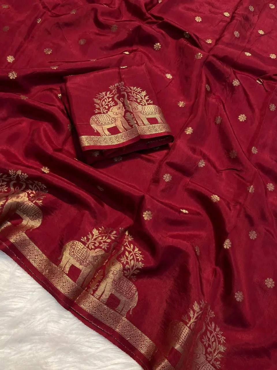 Viscose Mysore Crepe Saree 2