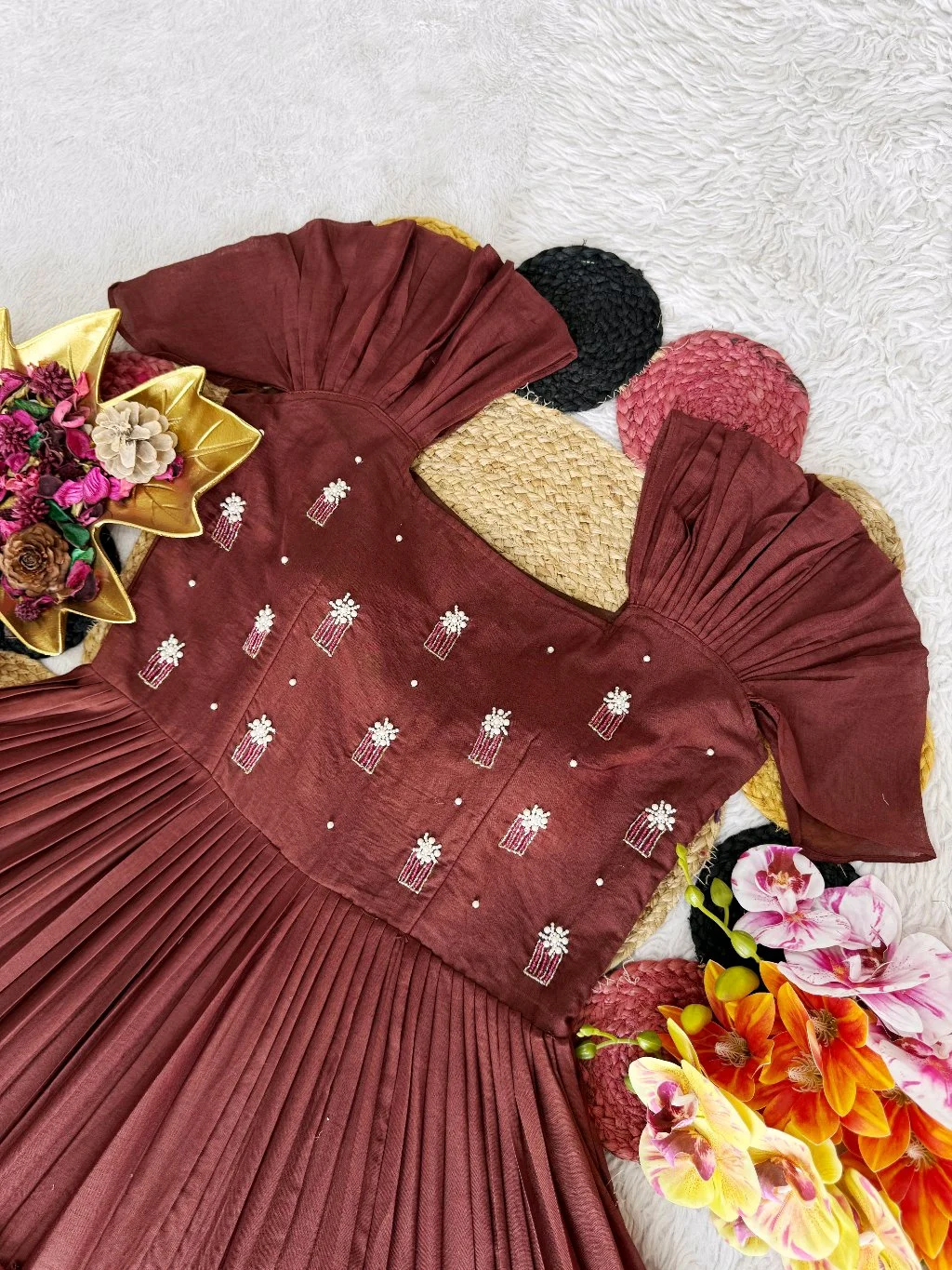 MULL-MULL COTTON GOWN thumbnail 5