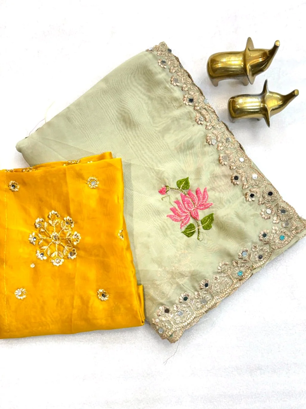 Soft Rangoli Saree 7