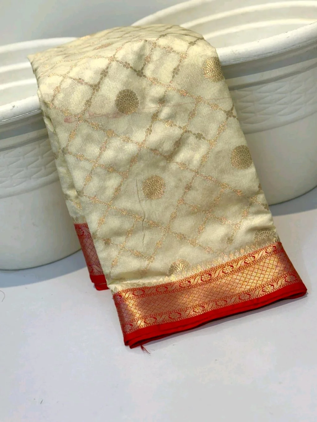 Katan Silk Dyed Banarasi Sarees thumbnail 5