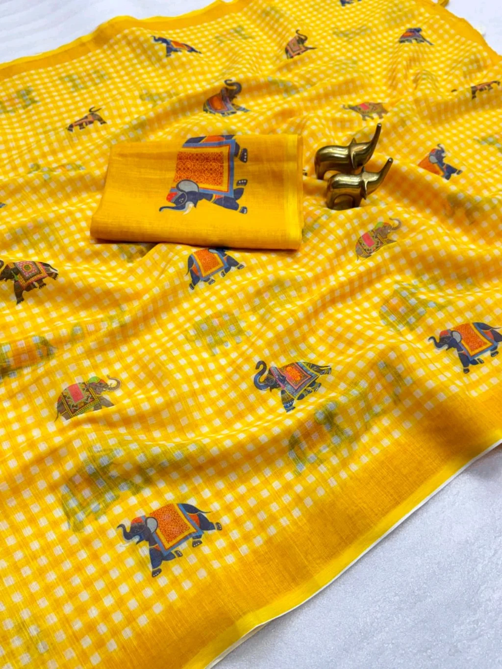 Sift Linen Cotton Sarees thumbnail 8