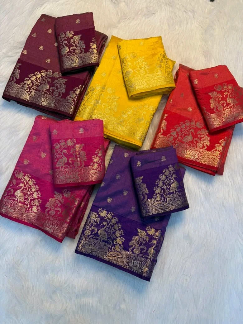 Soft Tusser Silk Saree 10