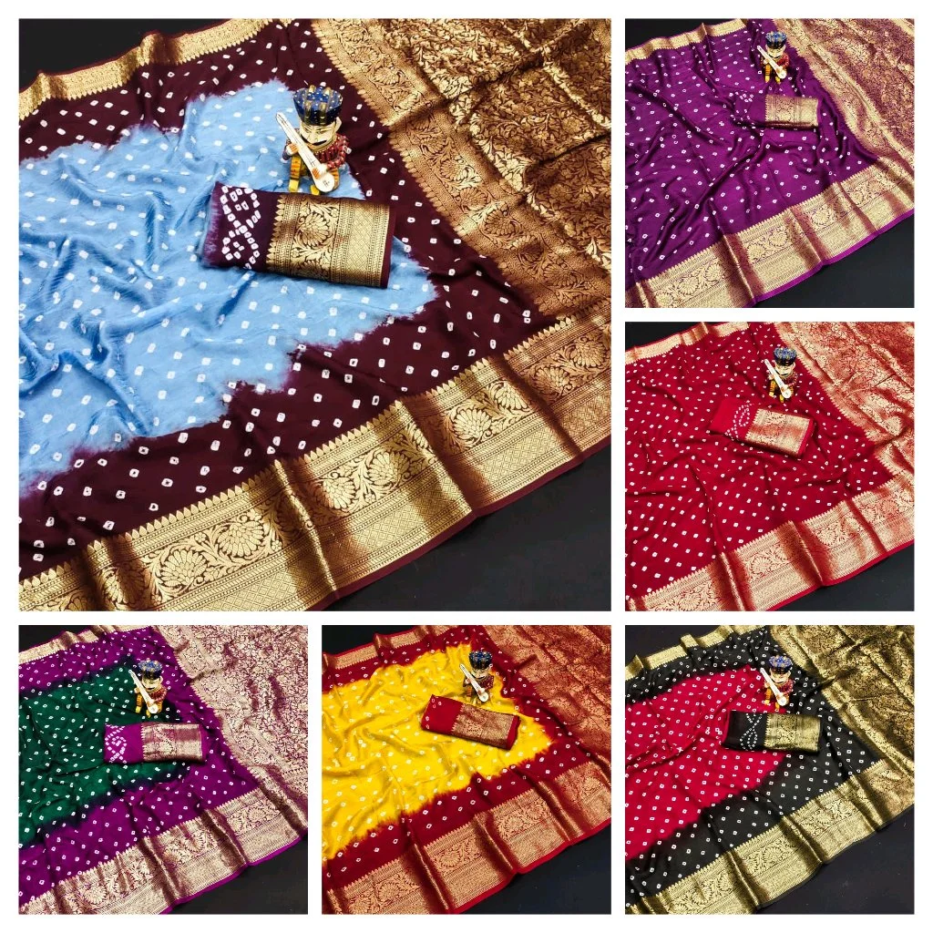 KANJIVARAM BANDHANI COLLECTION thumbnail 6