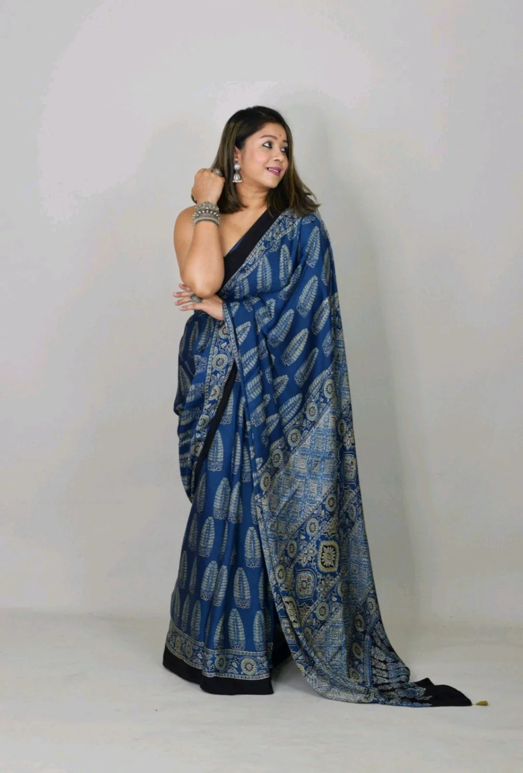 Kalamkari Print Sarees thumbnail 1