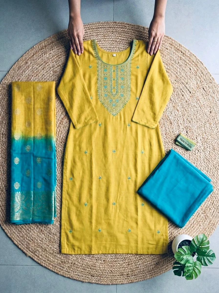 Manvi Kurta Set with Dupatta 5