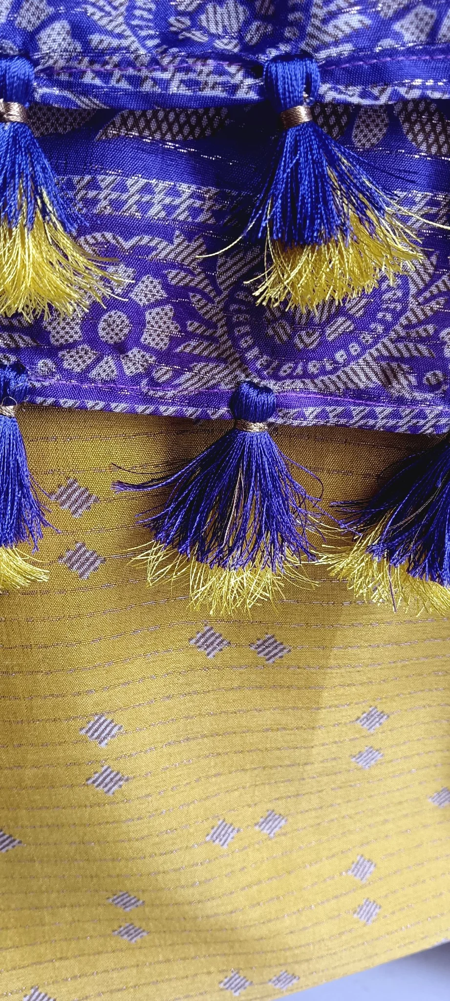 Silk Thread Saree Tassels Service Customized