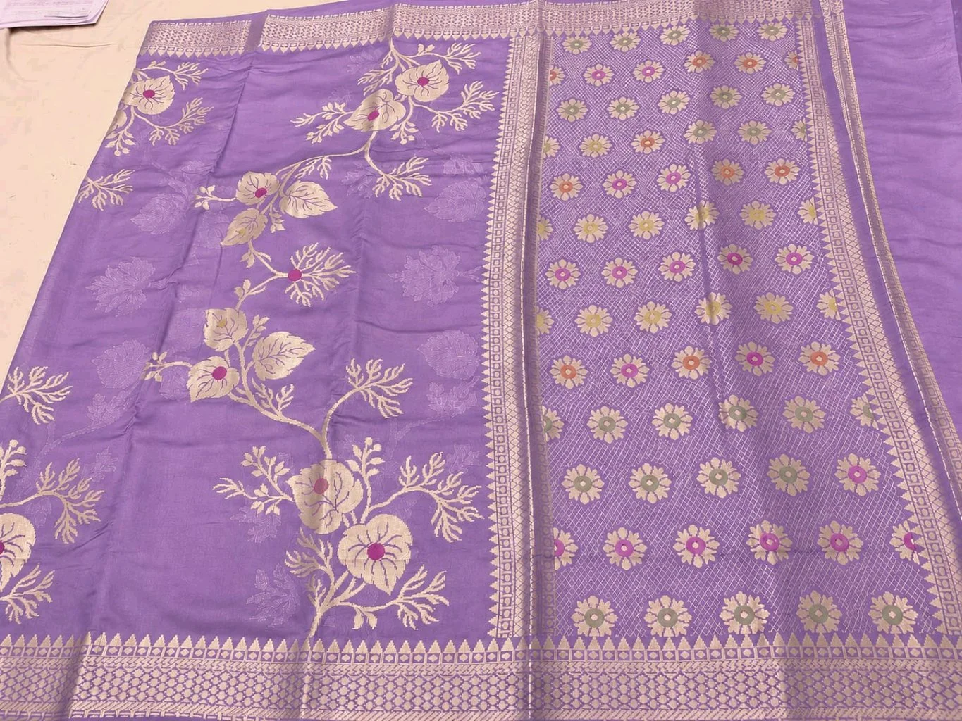 Katan Raw Mango Sarees thumbnail 4