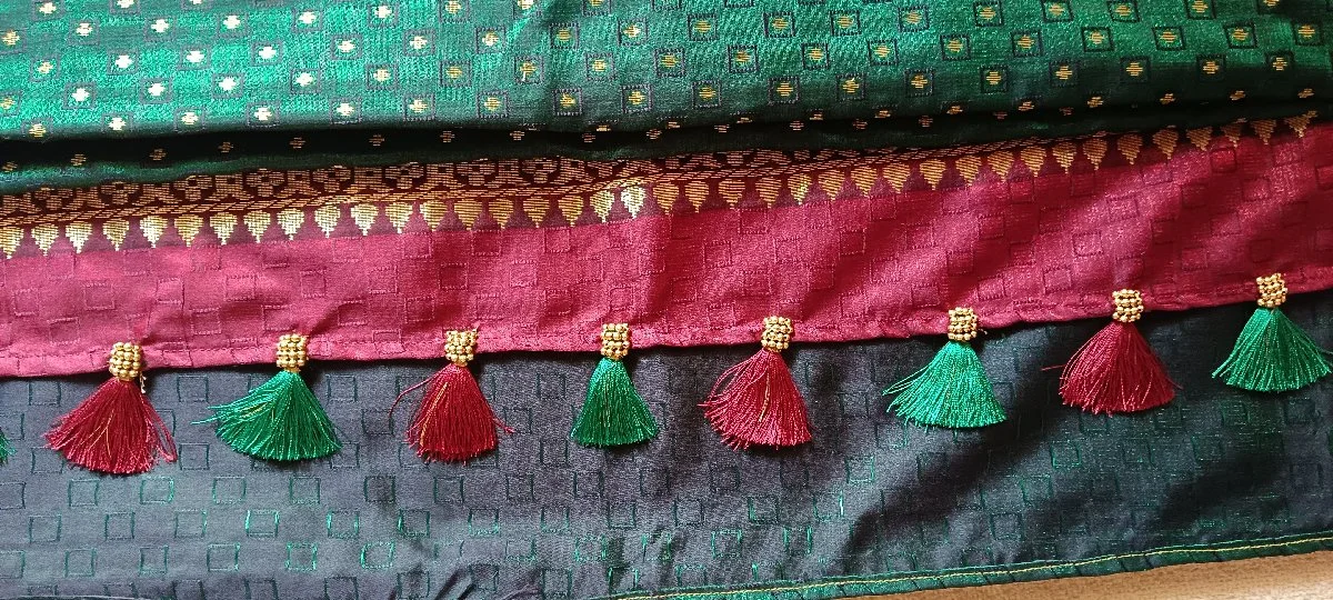 Premium Saree Tassels Work with Beads (service )customized