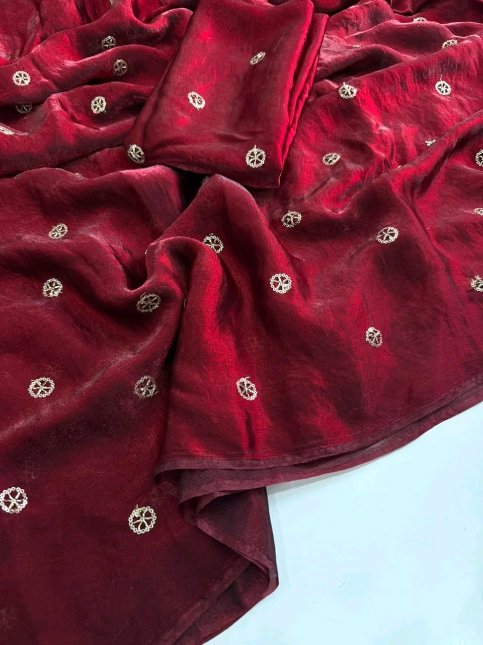 Space Sattin Sarees 6