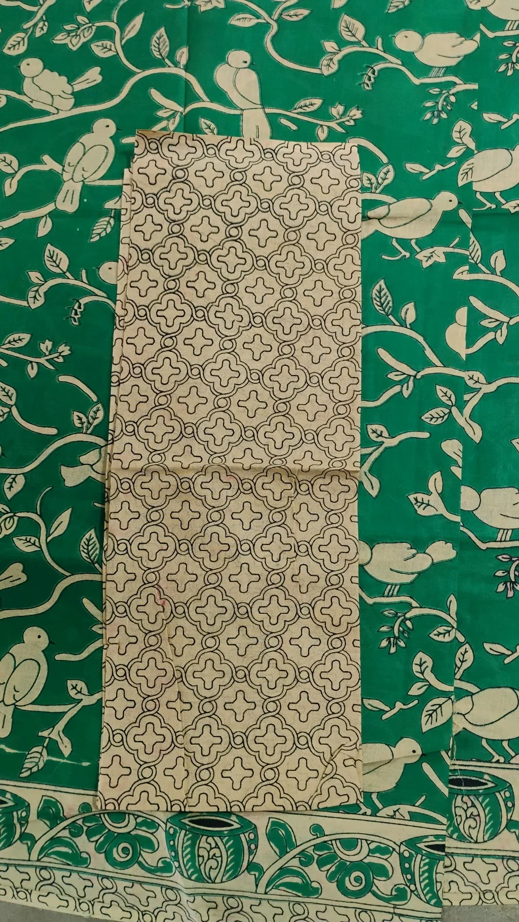 Pure Kalamkari Cotton Sarees thumbnail 4
