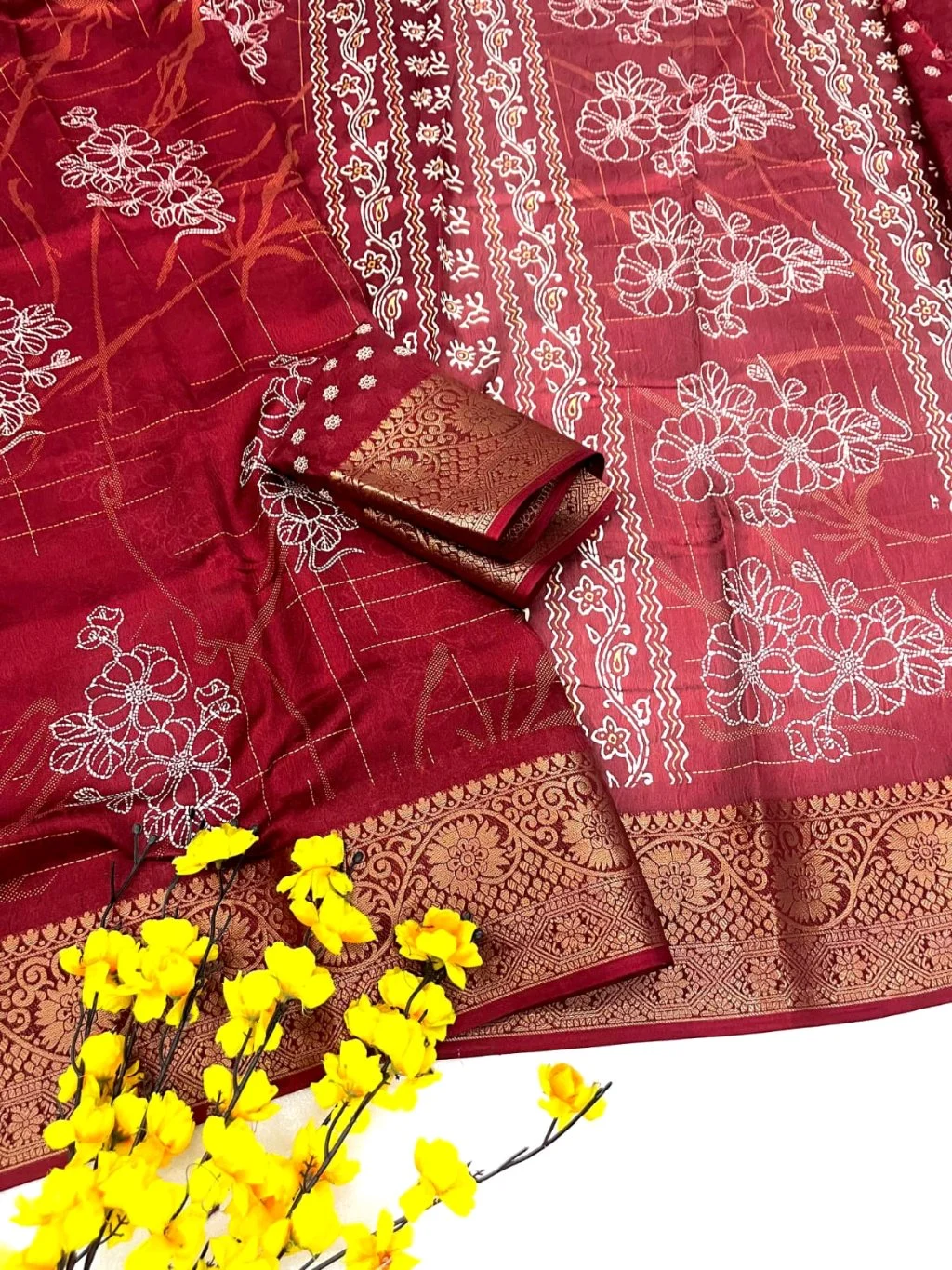 Ajrakh Designer Sarees 9