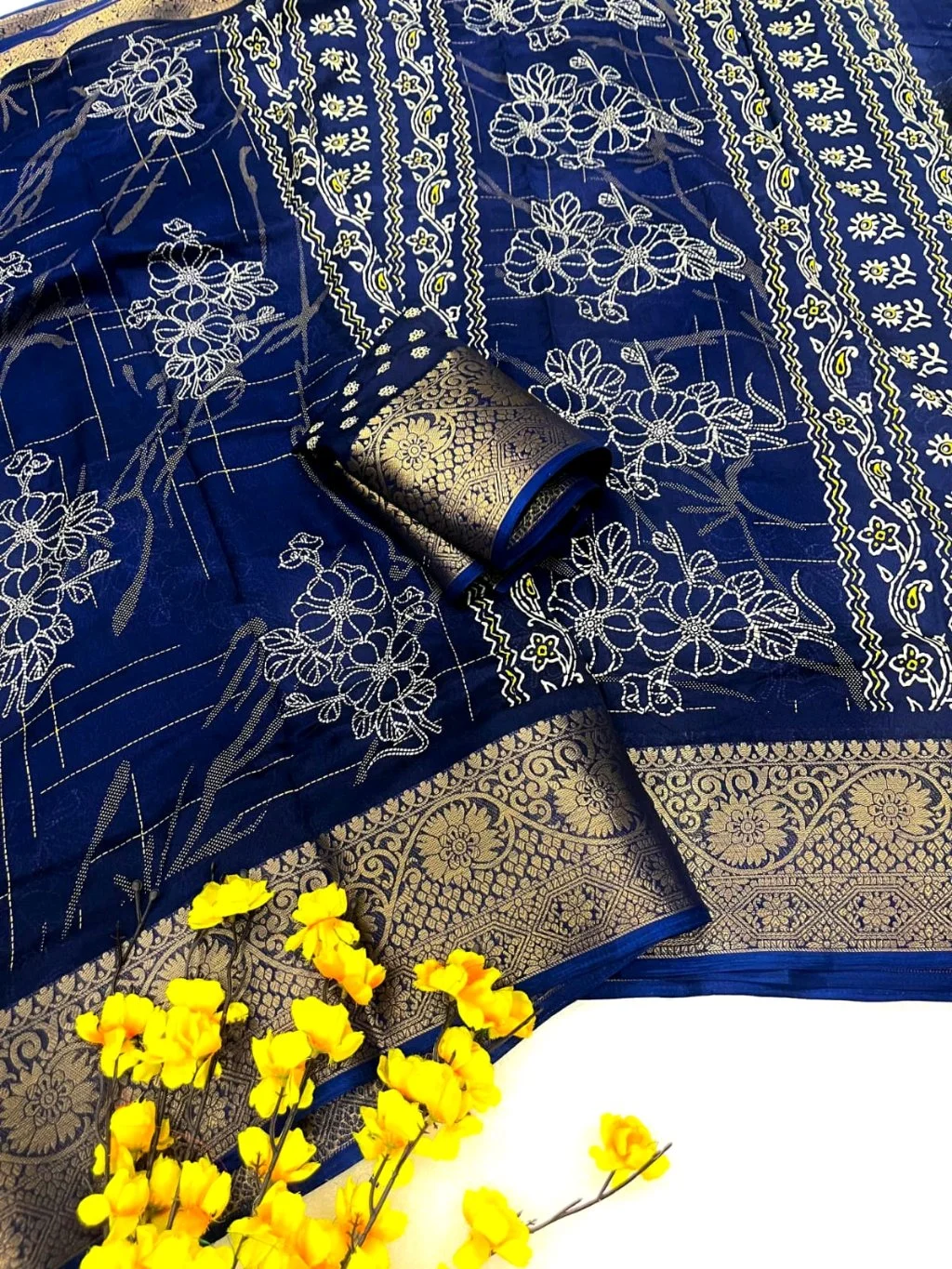 Ajrakh Designer Sarees 7