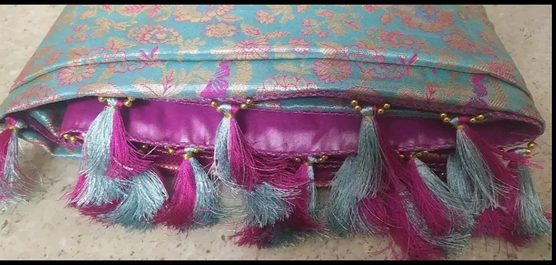 Saree Pallu Tassels with Beads and Threads