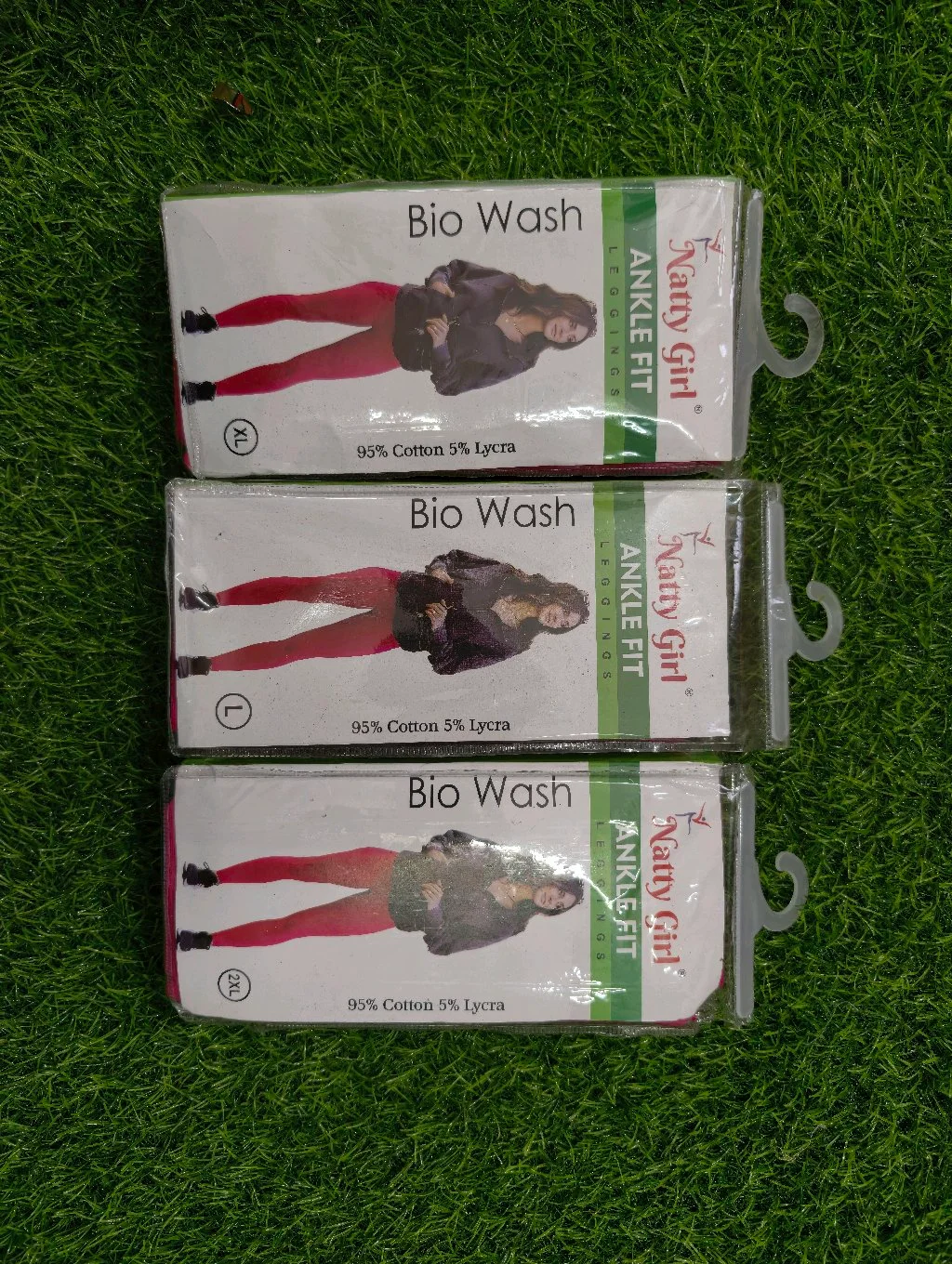 Natty Girl Ankle Fit Bio Wash Pink Leggings 6