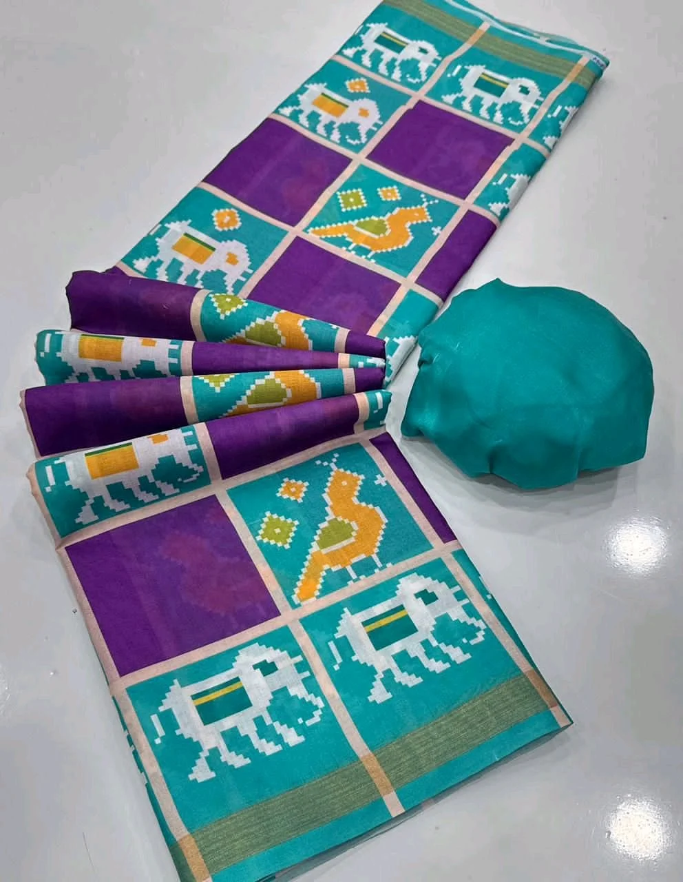 Mul Cotton Sarees thumbnail 2