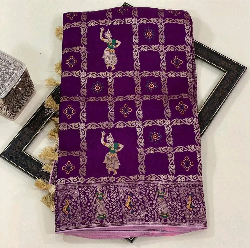 Dola Silk Weaving Saree 1