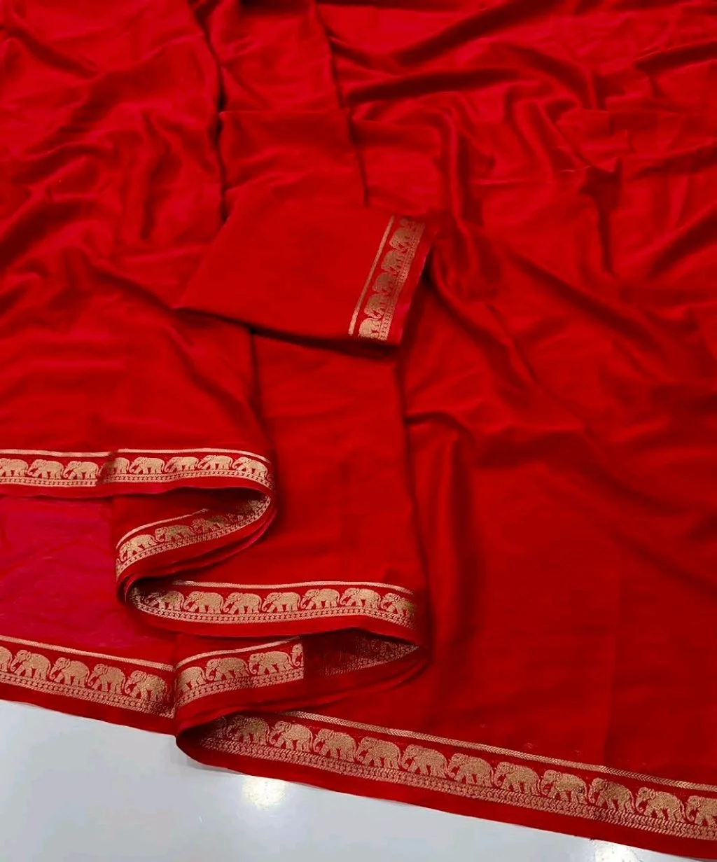Mysore Crepe Saree 6
