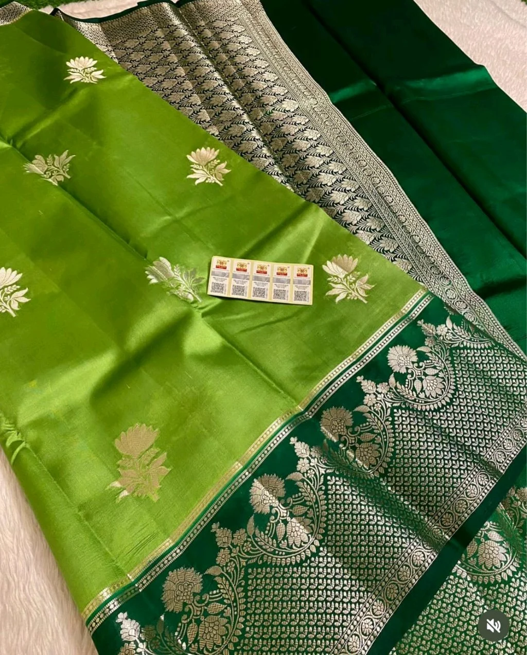 Katan Raw Mango Silk Saree 8