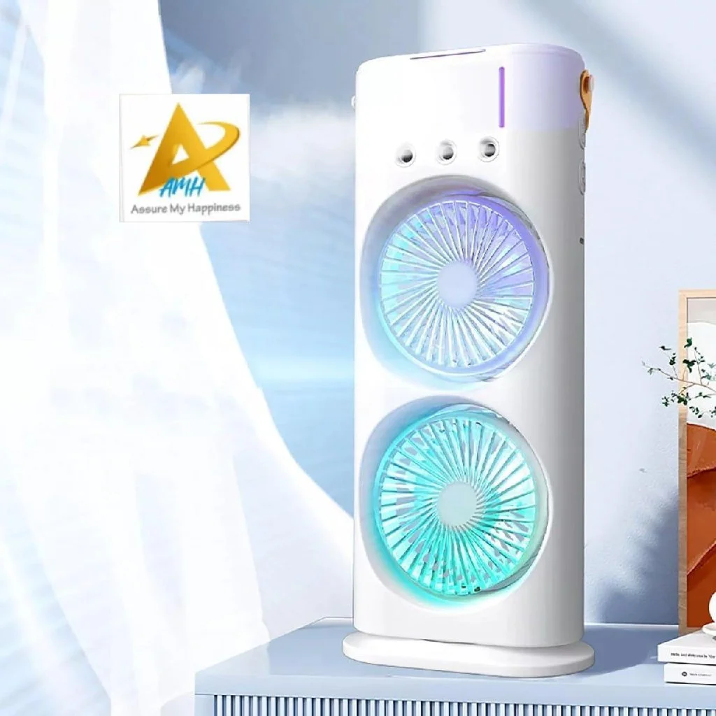 Double Fan With Lights