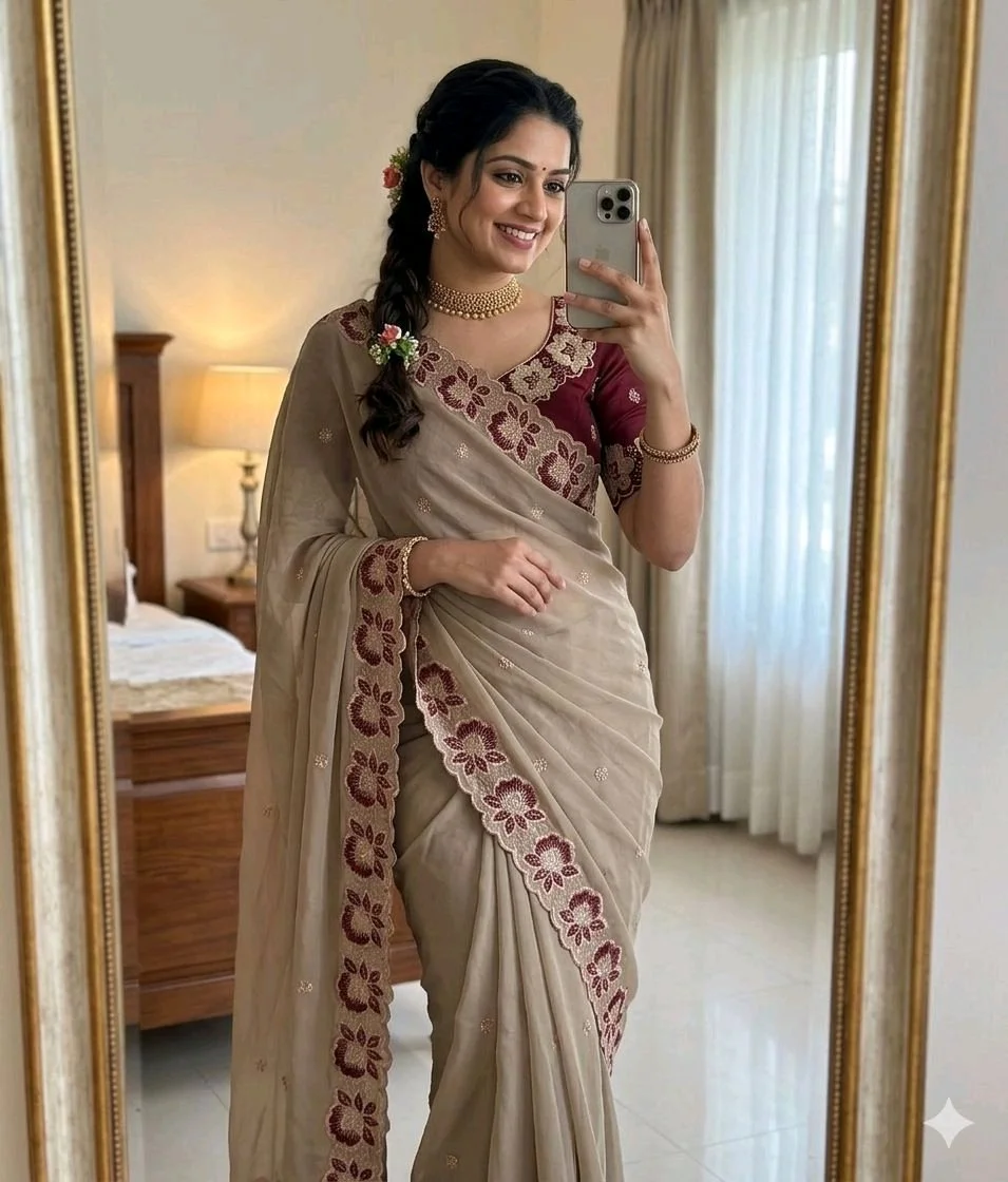 Georgette Saree 7
