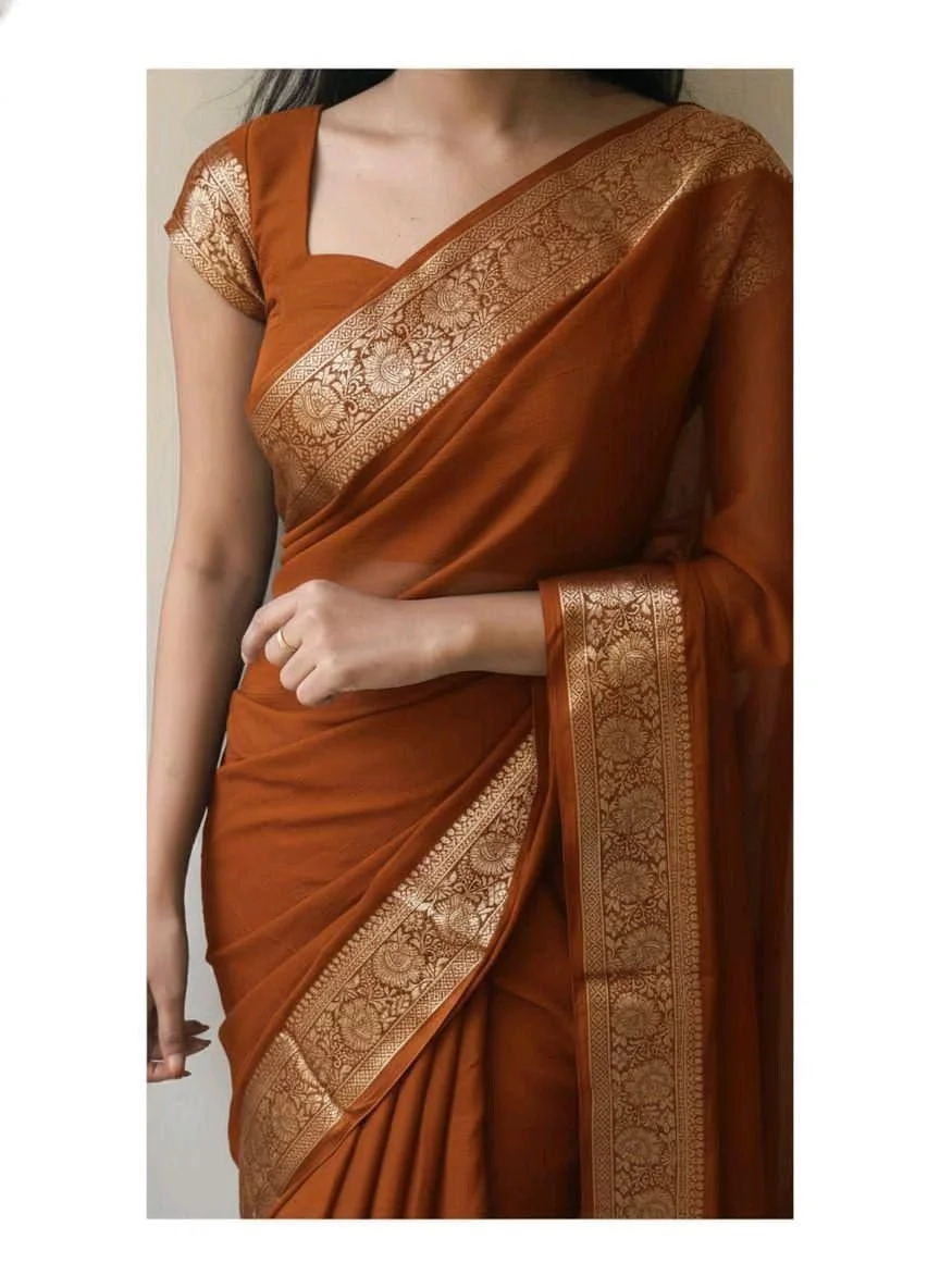 Viscose Sarees thumbnail 1