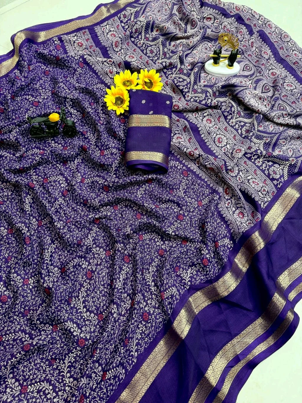 Georgette Sarees thumbnail 3