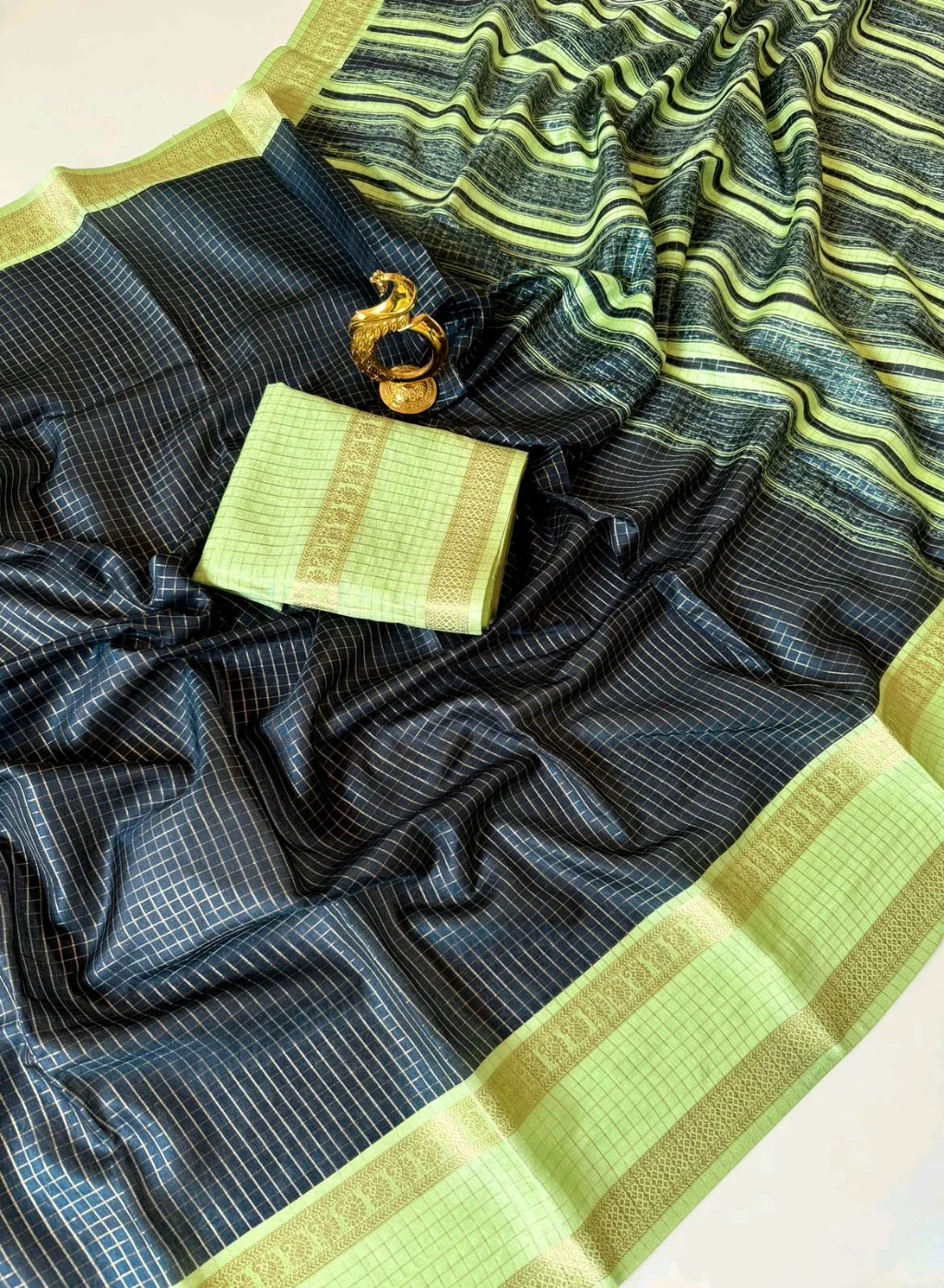 Pure Tusser Saree 4
