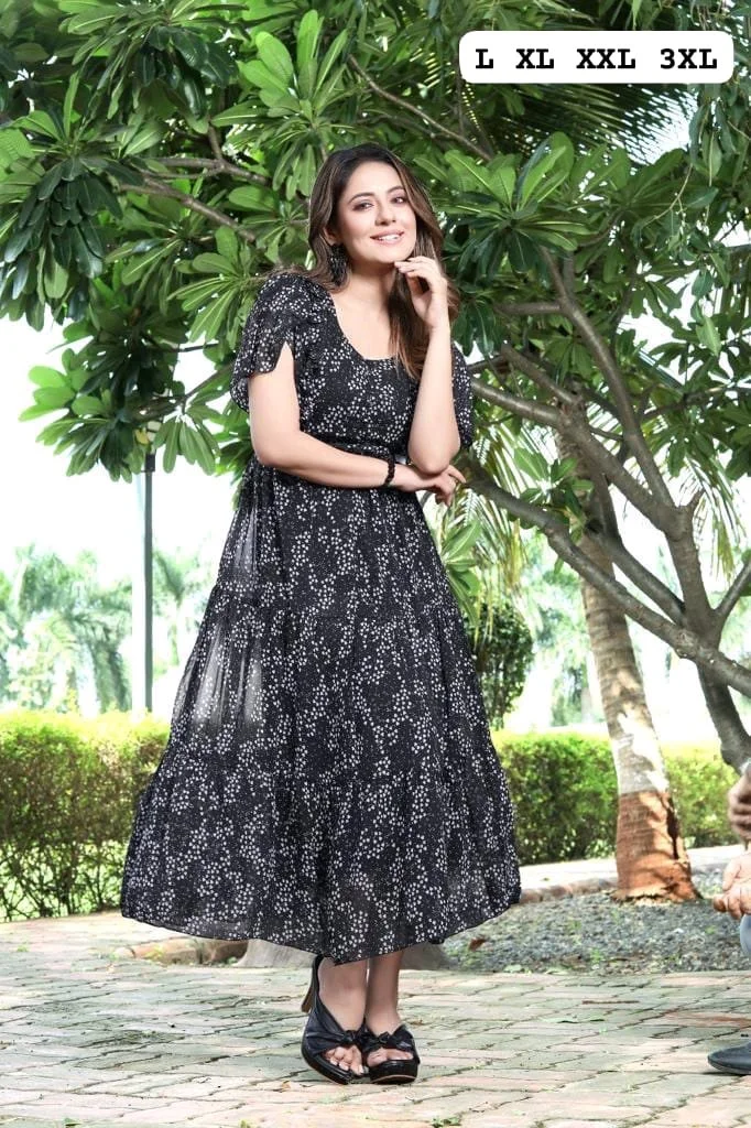 Floral Printed Maxi Dresses thumbnail 6