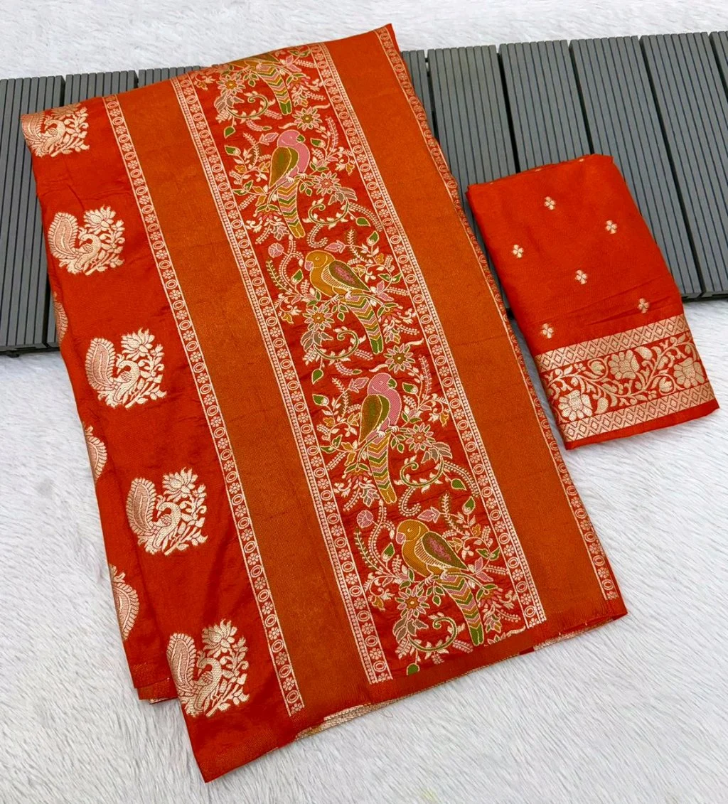 Rich Crepe Khadi Sarees 5