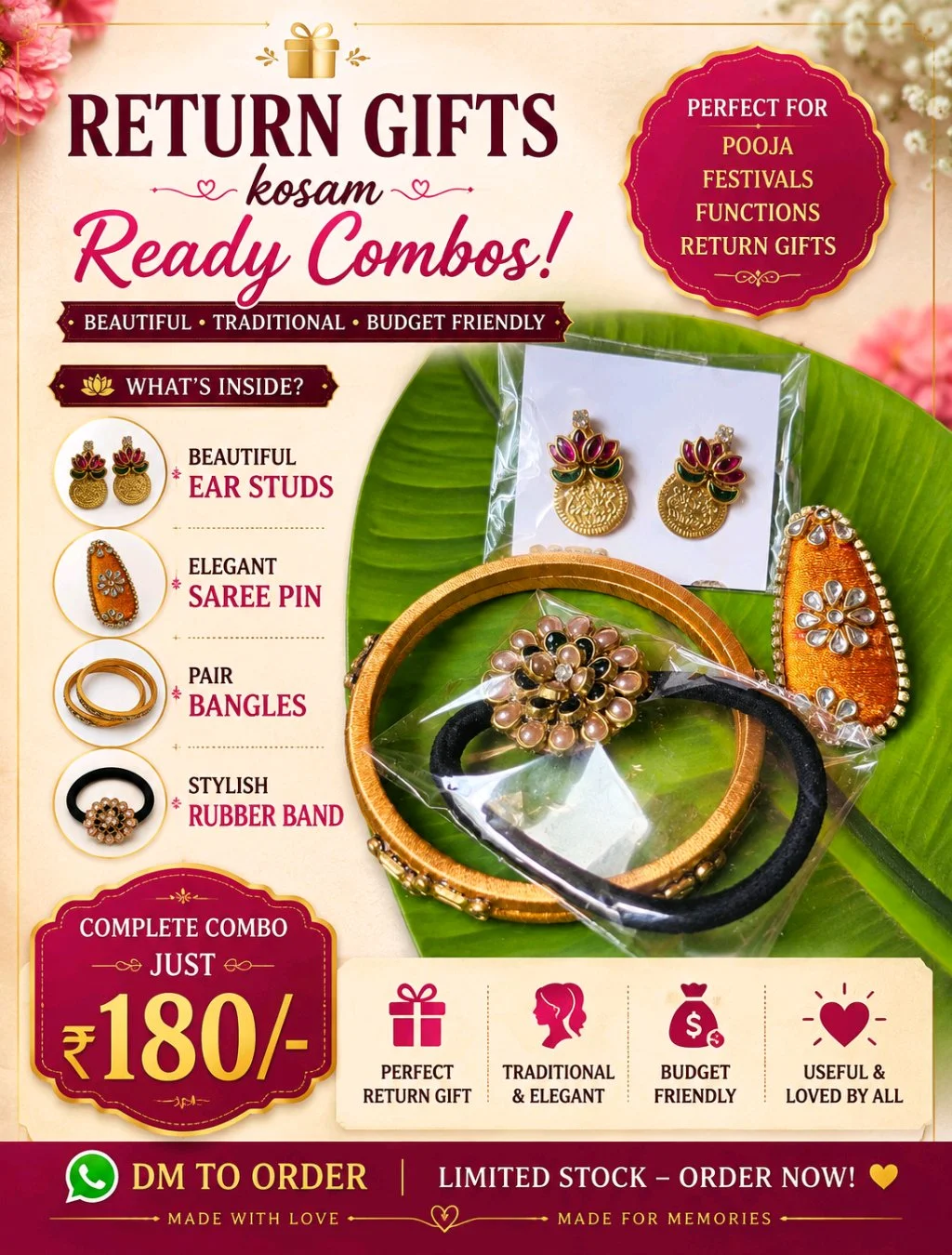 Traditional Return Gift Combo Set