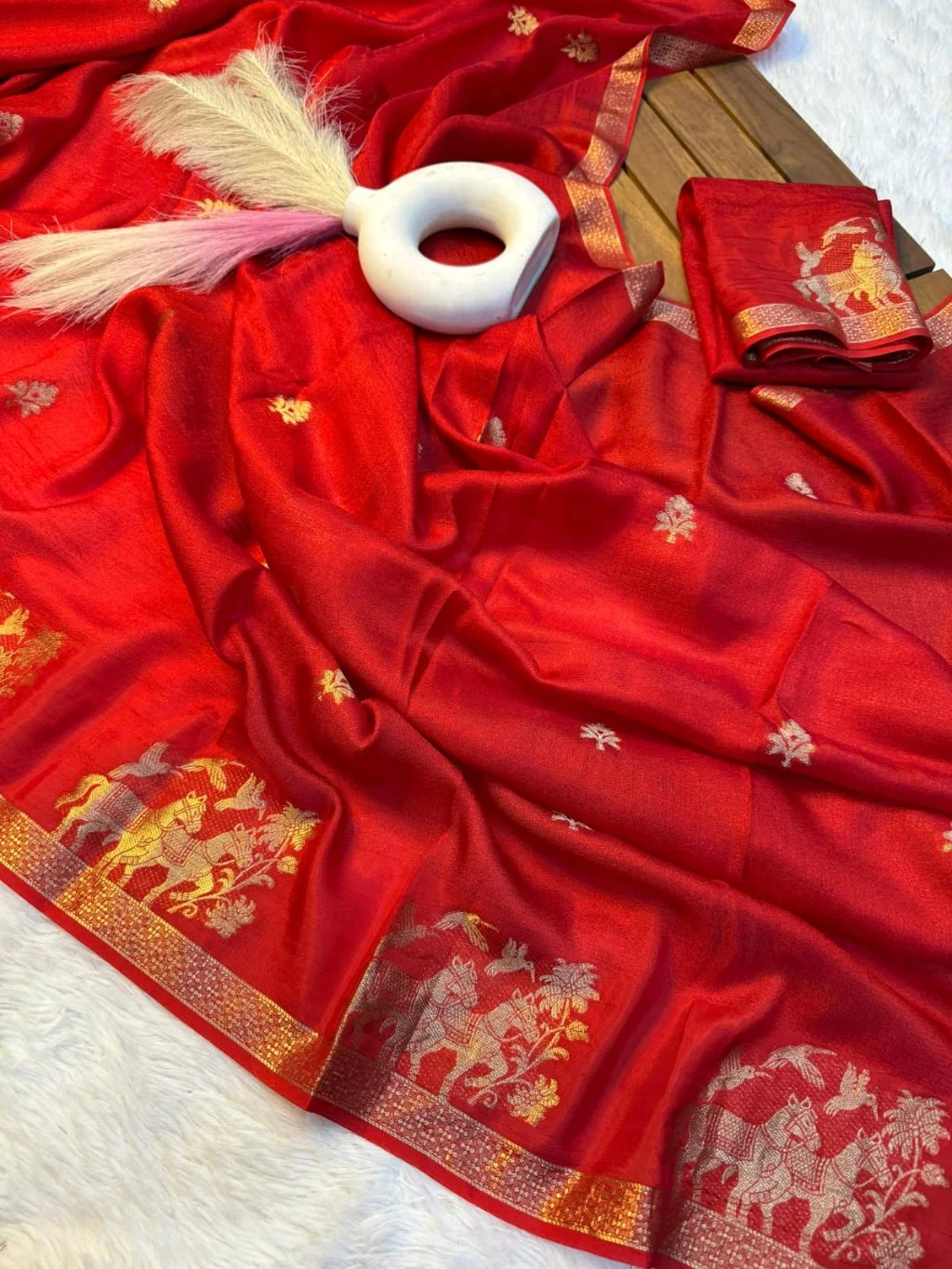 VISCOSE KHADI SAREES thumbnail 2