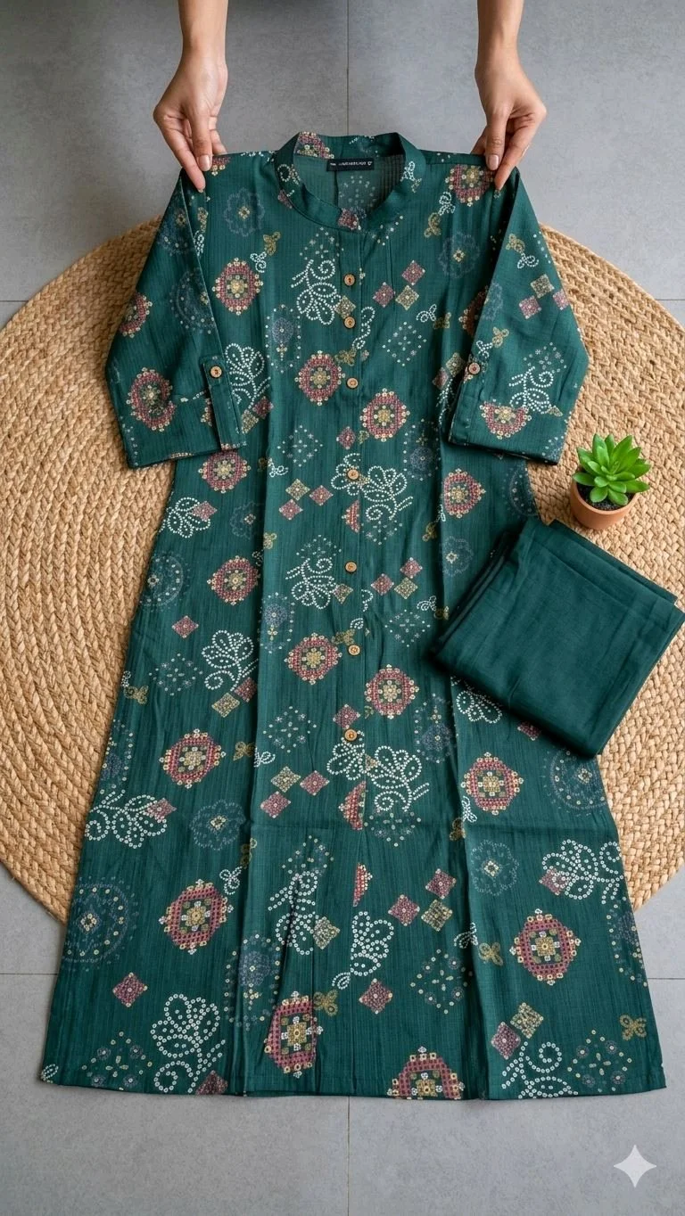 Floral Modal Kurta Set thumbnail 2