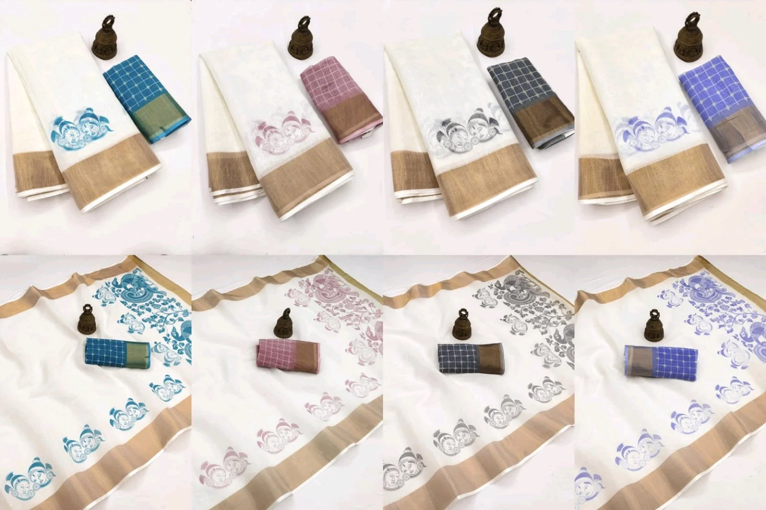 Premium Linen Sarees 4
