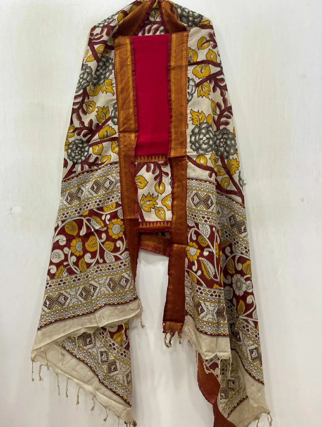 mangalagiri pattu dress meterials 1