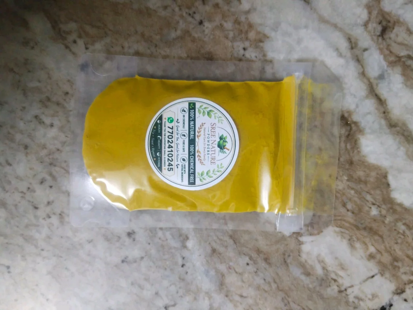 Sree Nature Kasturi Pasupu Turmeric Powder 100g thumbnail 2