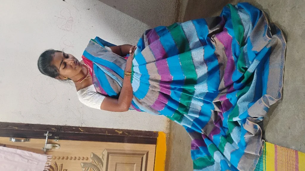 Malti colour kadhi cotton saree, Which is very comfortable and light weight super quality saree 3