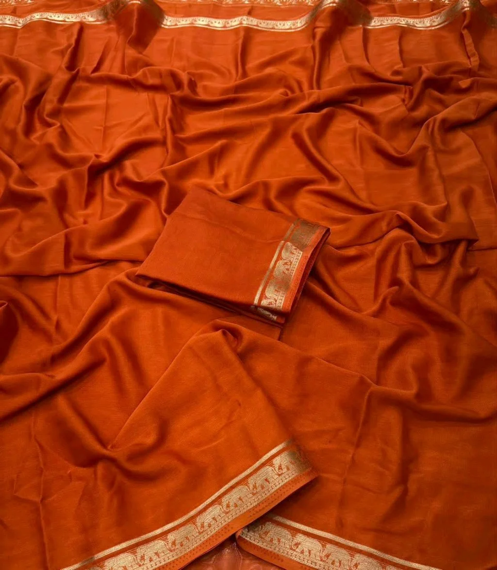 Mysore Crepe Saree 3