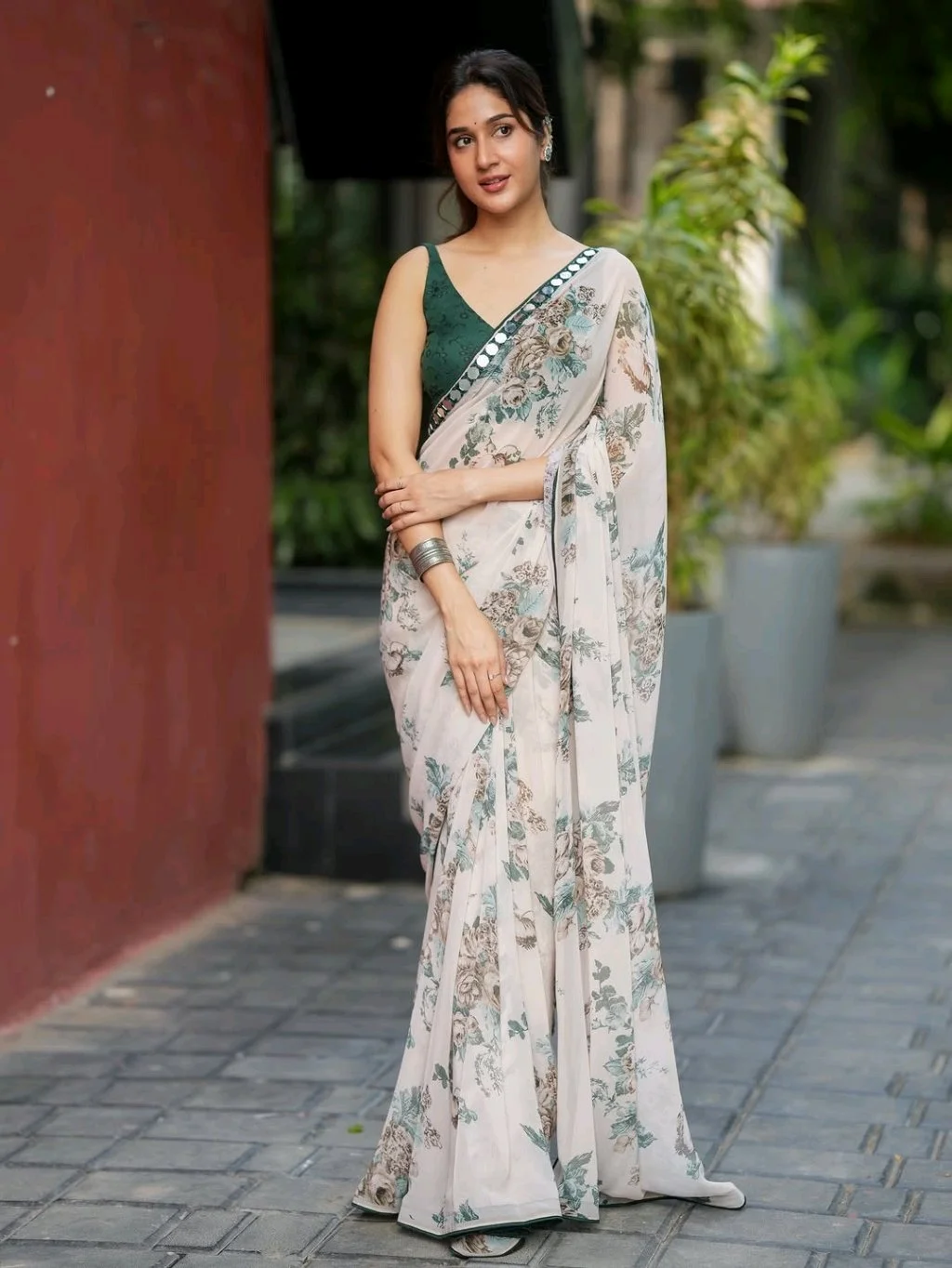 Georgette Printed Saree 4