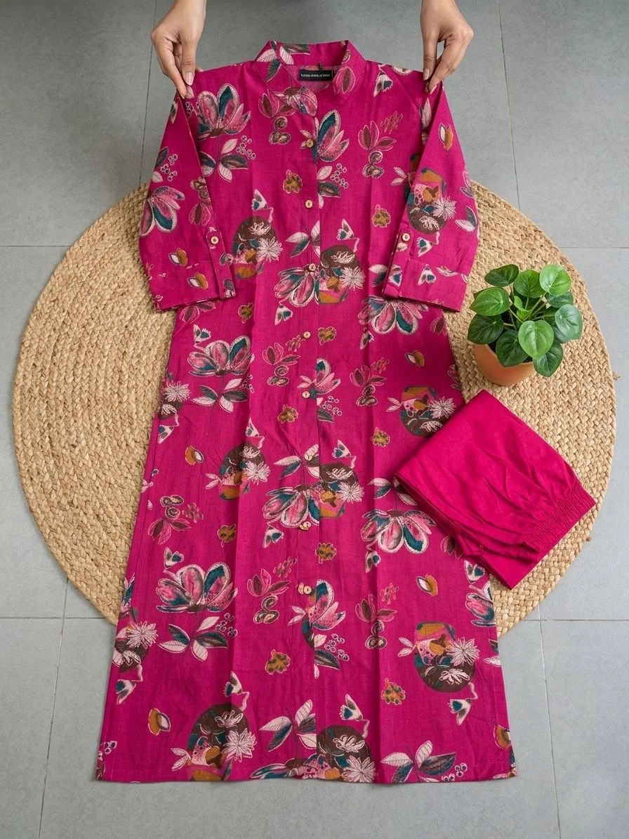 Floral Modal Kurta Set thumbnail 7
