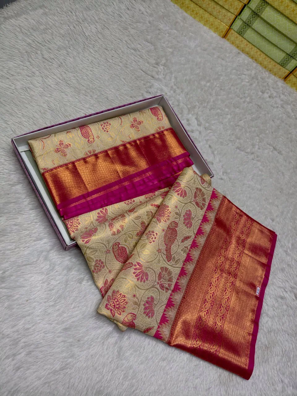 Dharmavaram Kanchipuram Semi Pattu Sarees