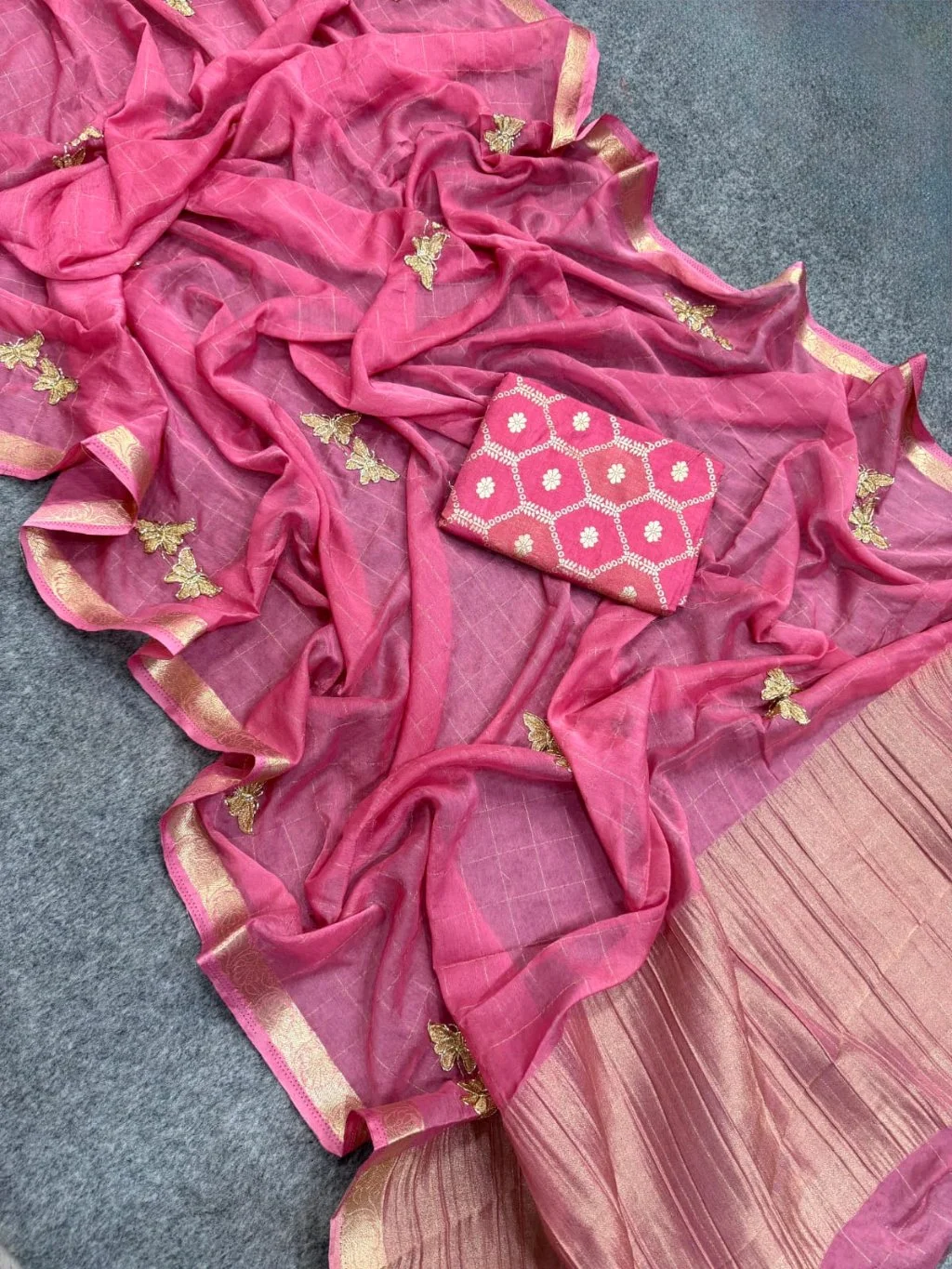 Viscose Georgette Sarees 7