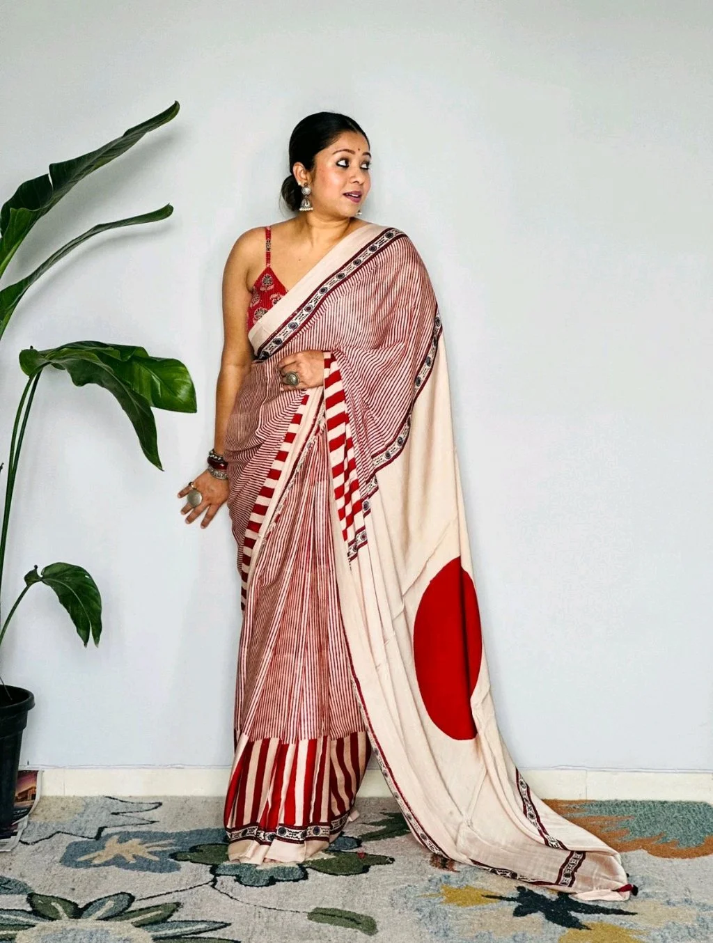Kalamkari Print Sarees thumbnail 3